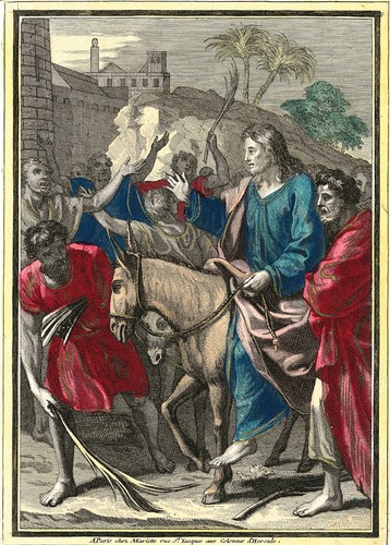 Andachtsbild jesu einzug - einzug, in