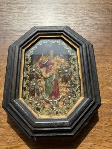 Alte klosterarbeit madonna - alte,