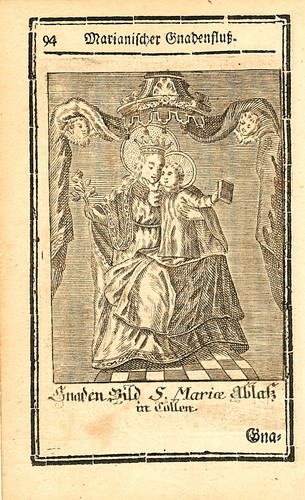 Andachtsbild wallfahrt maria - wallfahrt,