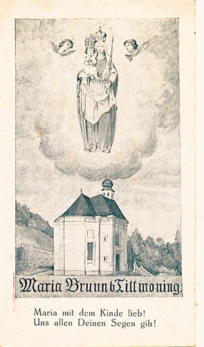 Andachtsbild wallfahrt maria - andachtsbild,