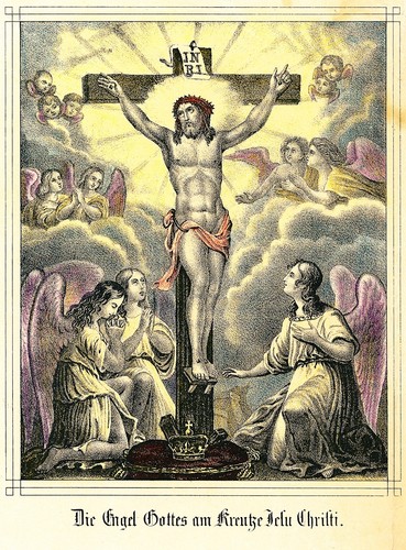 Andachtsbildchristus kreuz - andachtsbildchristus, am
