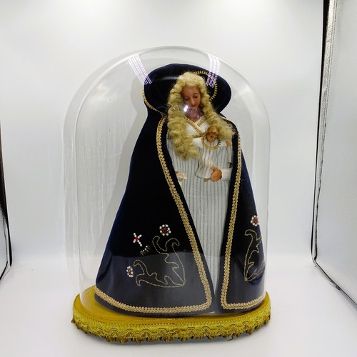 Wachs madonna mit jesuskind - madonna,