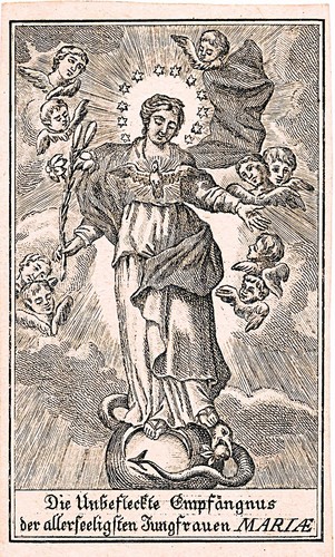 Andachtsbild maria immaculata - maria,