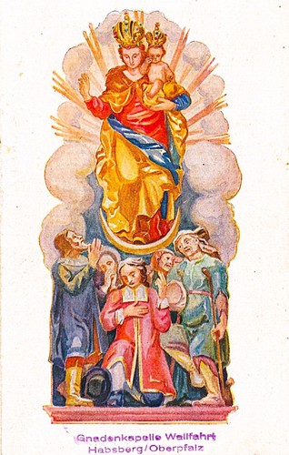 Andachtsbild wallfahrt maria - wallfahrt,