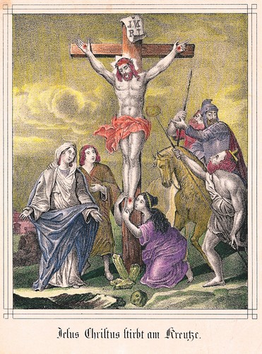 Andachtsbildchristus stirbt - andachtsbildchristus, am