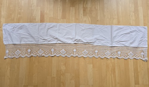 Antike weiße altardecke - weiße,