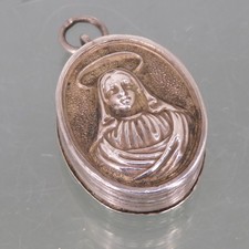 Reliquienkapsel Silber