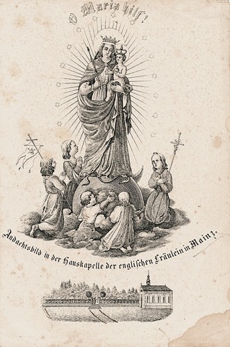 Andachtsbild wallfahrt maria - wallfahrt,