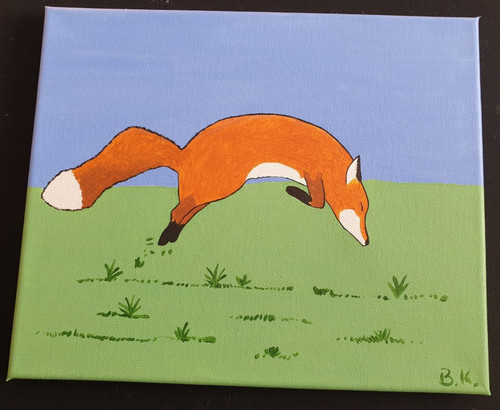 Bild handgemalt