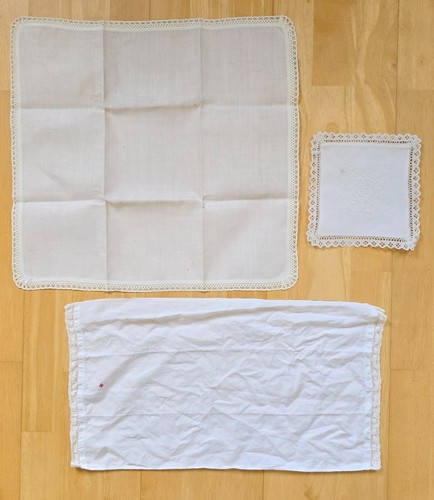 Antikes kelchwäsche set - set, um